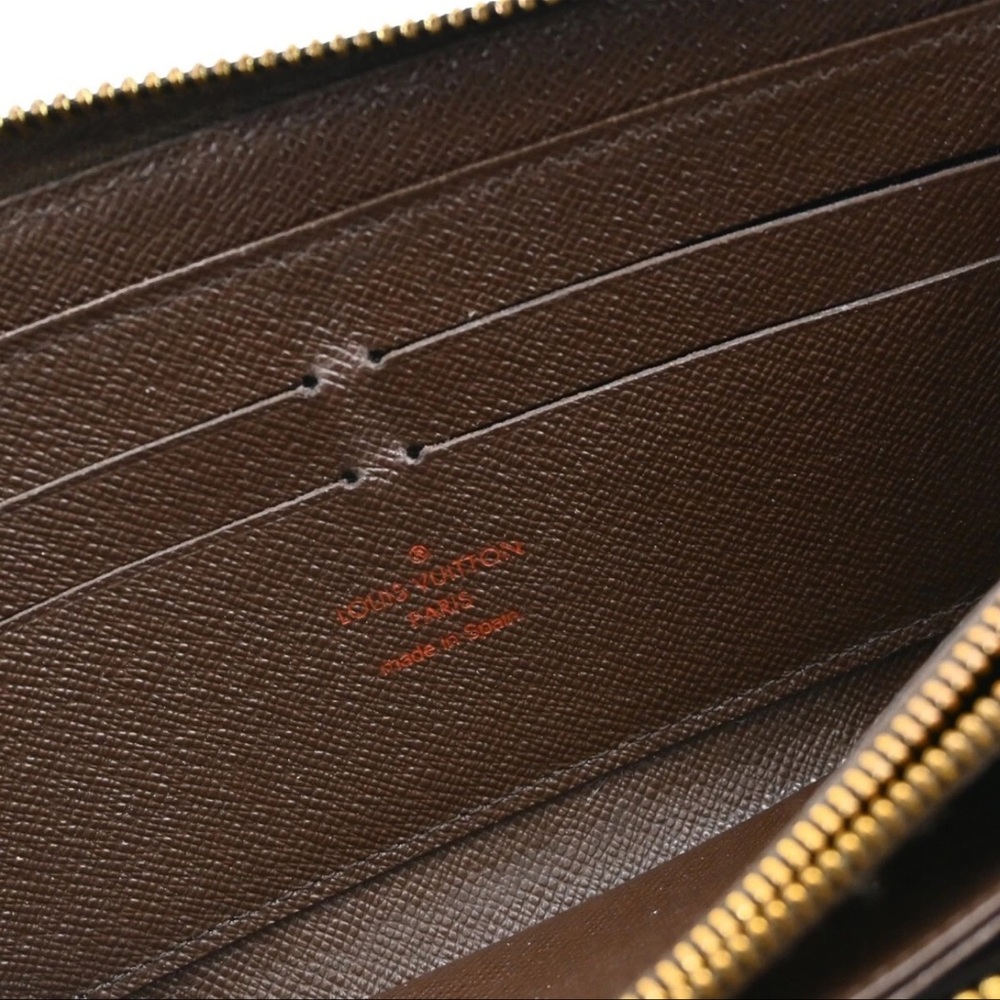 💃AUTHENTIC LOUIS VUITTON ZIPPY WALLET DAMIER LV CA1070 - Picture 8 of 9